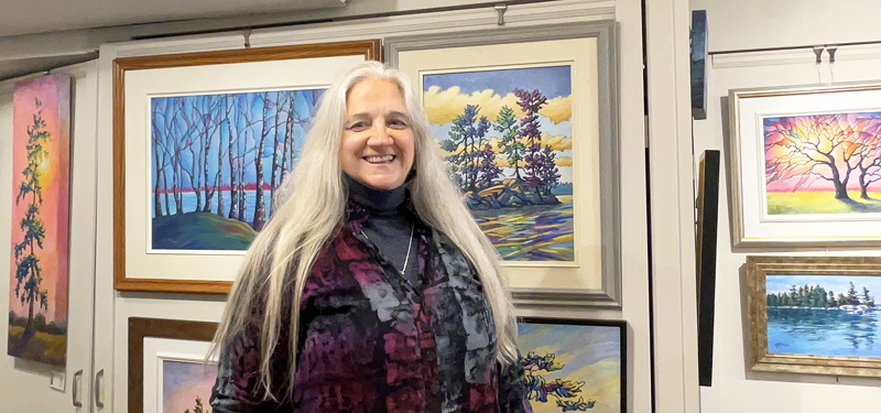 Eileen in gallery